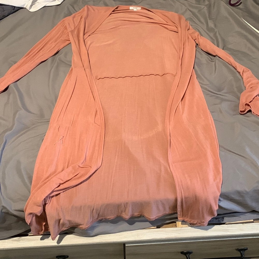 Dusty rose cardigan. Size S